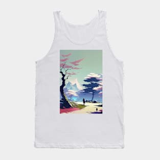 Japanese landscape Tank Top